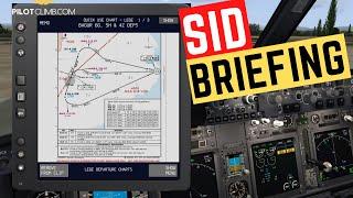 How To Brief a SID - [Boeing 737 Departure Setup.]