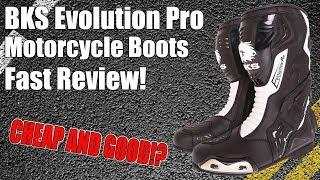 BKS Evolution Pro motorcycle boots quick review!