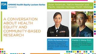 A Conversation About Health Equity and Community-Based Research