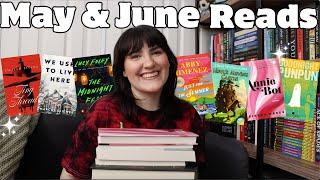 all the books I read in may & june  (the mid year reading slump is real )