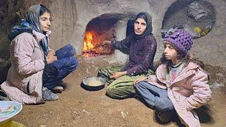 Winter cold and a mother's warm heart: Baking local bread in a cave shelter