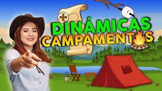  DINÁMICAS Divertidas para CAMPAMENTOS  (Juegos originales outdoor de integración).