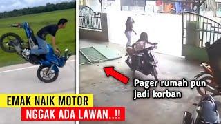 Emak-Emak Nggak Ada Lawan..!! Deretan Tingkah Kocak Pemotor Bikin Tepok Jidat