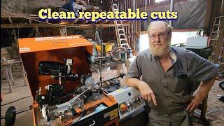 Video #3, Woodmizer BMS 250 sharpening a bandsaw blade