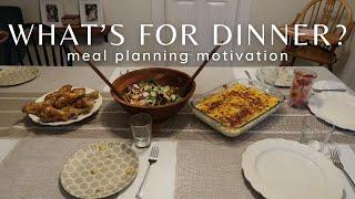 LARGE FAMILY DINNERS THIS WEEK || MEAL PLANNING MOTIVATION