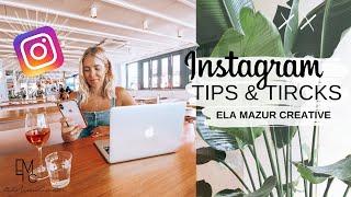 Instagram Tips & Tricks 2019 - Introduction to Ela Mazur Creative