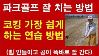 파크골프 잘 치는 방법 손목코킹 쉽게 하기