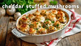 How to make LONGHORN STEAKHOUSE'S | Cheddar Stuffed Mushrooms - Restaurant Recipe Recreations