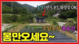 몸만오세요~ 밀양 주말농장 풀옵션 매매 1813㎡ (548평) 5도2촌 준비끝