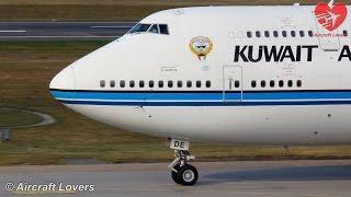 Government Flight - Kuwait Airways Boeing 747 [9K-ADE] Takeoff @ Germany, Berlin-Tegel 19.09.14