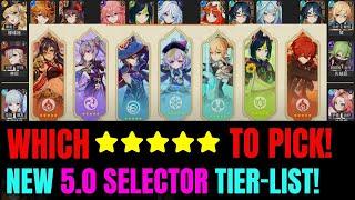 FREE  Character Selector Guide! NEW 5.0 Standard Tier-List!