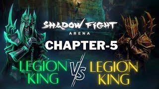 BOSS KOTL Vs King of the legion ️ || Last Chapter-Long live the Dead King || Shadow Fight 4 Arena