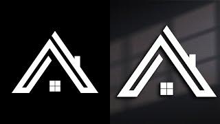 Real Estate Logo | House Logo Design | Adobe Illustrator Tutorial