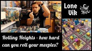 Rolling Heights review - how hard can you roll your meeples?