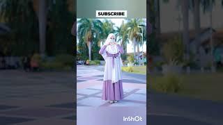 hijab with abaya designs /muslim hijab style /#short #trending #islamic #hijab #viral