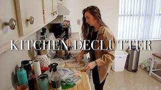 KITCHEN DECLUTTER + ORGANIZE | Getting ready to move to Hawaii | Michaela Cook