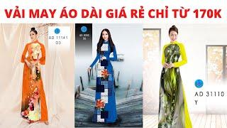 Vải may áo dài giá rẻ | Địa chỉ mua vải may áo dài tại Hồ Chí Minh