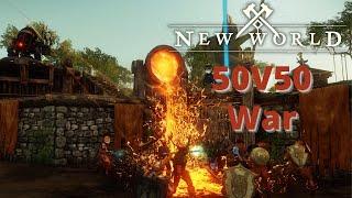 Sethphir 60 New World Fire Staff Ice Gauntlet Mage 50v50 War Trinity Guild