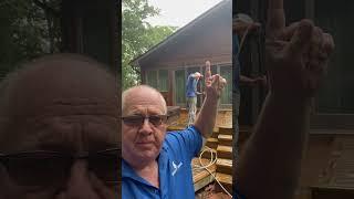 Restoring Cedar Siding and Deck. #restoration #deckwork #wizardofwood #wood #cedar #maintenance