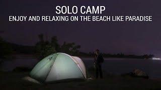 Solo Camp Paradise Beach | Bugel Beach Pandeglang | ASMR