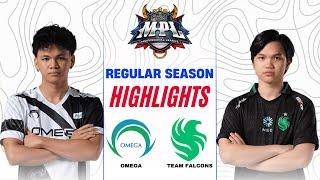 SMART OMEGA vs TEAM FALCONS HIGHLIGHTS | MPL PH SEASON 15 OMG vs FLCN