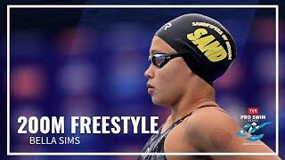 Bella Sims Kicks Off Night Three With Win in 200M Freestyle | 2023 TYR Pro Swim Mission Viejo