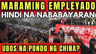 PAUBOS na ang PONDO ng GOBYERNO ng CHINA! MADAMING DOKTOR, GURO at iba pa ang HINDI NA NABABAYARAN!