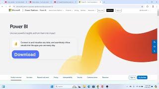 How to Download and Install Power BI on windows 7 8 10 11|| Download Power BI