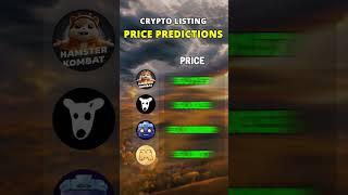 پیش‌بینی قیمت فهرست - Hamster Kombat، $DOGS، TapSwap و MemeFi