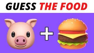 GUESS the FOOD by EMOJI  Emoji Quiz -  Easy Medium Hard