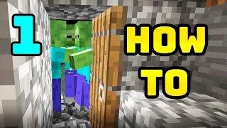 BEST Way to Play Minecraft Part 1 - Getting Started, Wood, Food, Cave and More