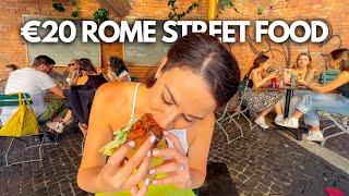 Top 5 Best Street Foods in Rome, Italy!  (€20 DIY Rome Food Tour)