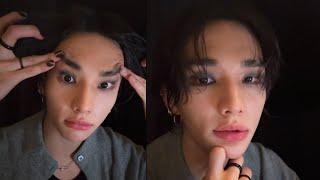  All sub  Stray Kids Hyunjin live on instagram 2024 12 15 