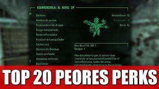 FALLOUT 3 | TOP 20 PEORES PERKS