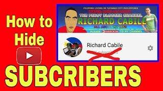 How to Hide Subscribers on YouTube Using Computer/Laptop | YouTube Tips & Tricks