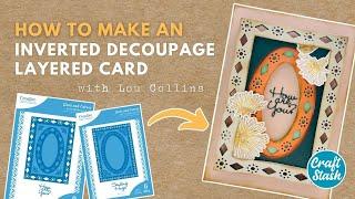 How to Make an Inverted Decoupage Layered Card