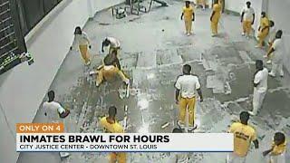 Surveillance video shows detainees beating other detainees at City Justice Center