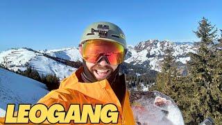 Shredding the Slopes: Epic Snowboarding Adventure in Leogang!