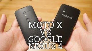 Moto X vs Google Nexus 4