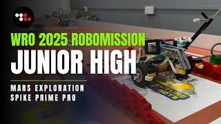 WRO 2025 Junior High (SPIKE Pro)