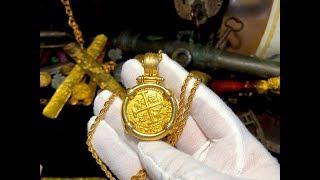 Pirate Gold Coins Treasure Jewelry Peru 8 Escudos 1711 Gimme the Loot Treasure Week
