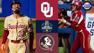 #1 Oklahoma vs #3 Florida State | WCWS Finals Game 2 | 2023 College Softball Highlights