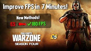 Warzone SEASON 4: How To Boost FPS & Increase Performance In COD (*INSANE* Boost)