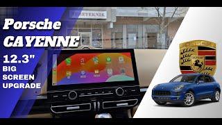 Installation Porsche Cayenne Radio Headunit Upgrade Apple Carlpay