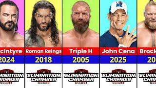 WWE Every Elimination Chamber Winners 2002 - 2025