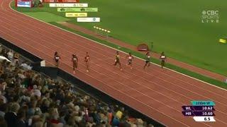 Aleia Hobbs WINS Women’s 100m Final Against Shericka Jackson At The 2022 Lasaunne Diamond League..