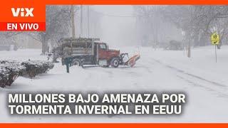 Más de 60 millones de personas en EEUU bajo amenaza de una tormenta invernal | La Voz de la Mañana