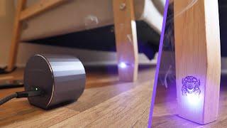 Möbel gravieren mit dieser kleinen & mobilen Laser Gravurmaschine | Laserpecker Pro Deutsch