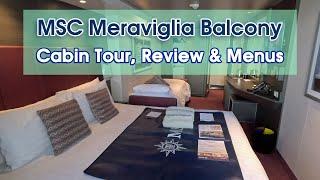 MSC Meraviglia Balcony Cabin Tour 2024