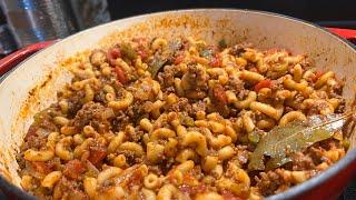 The Best Old School American Beef Goulash Recipe